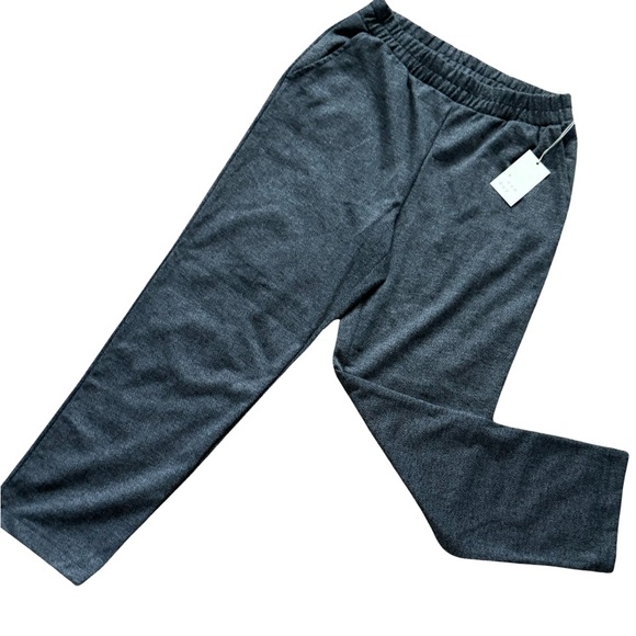 NWOT High-Rise Knit Pants Gray Sz XS - Picture 3 of 15